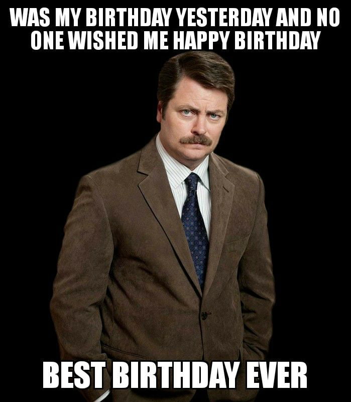 Ron Swanson – “Best Birthday Ever”