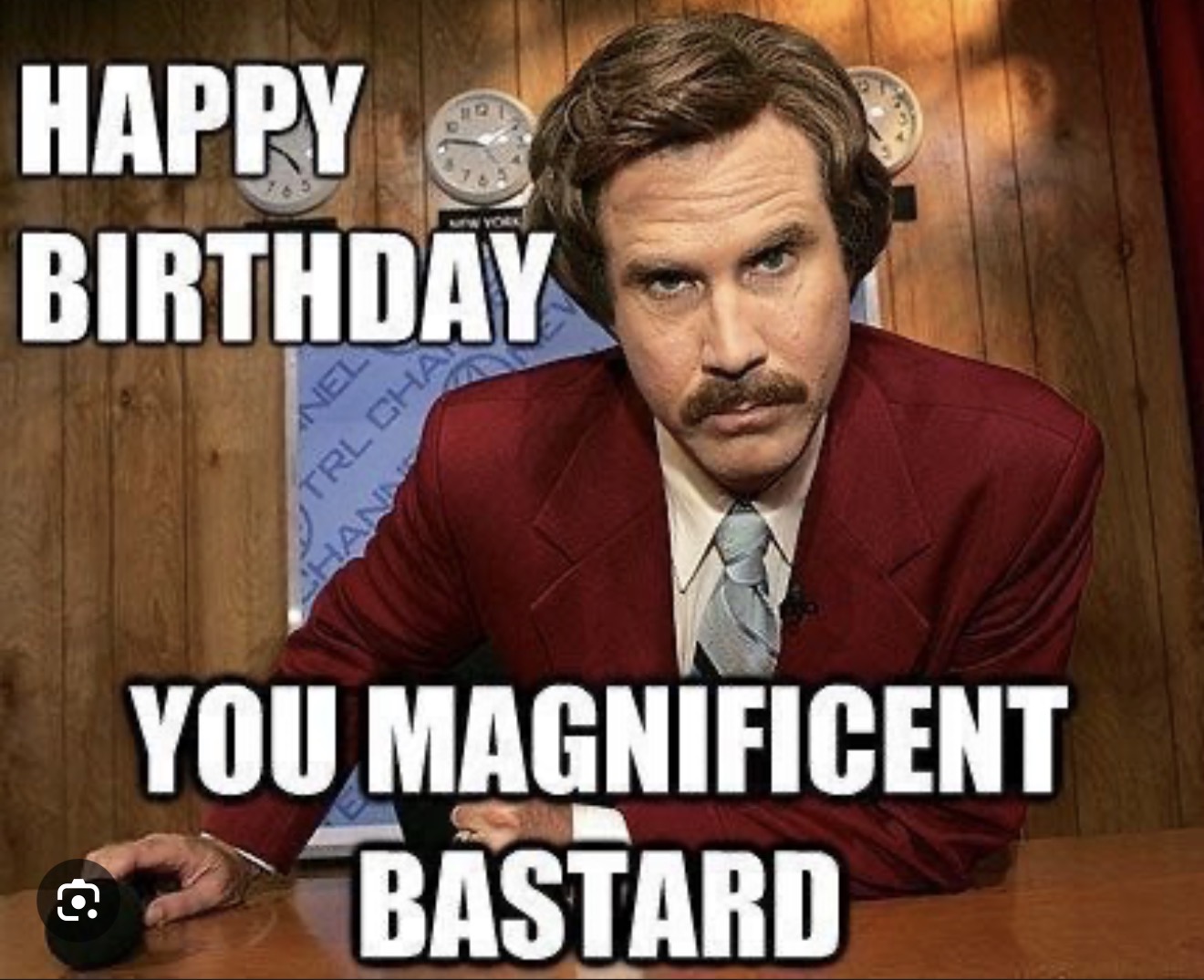 Ron Burgundy Magnificent Birthday