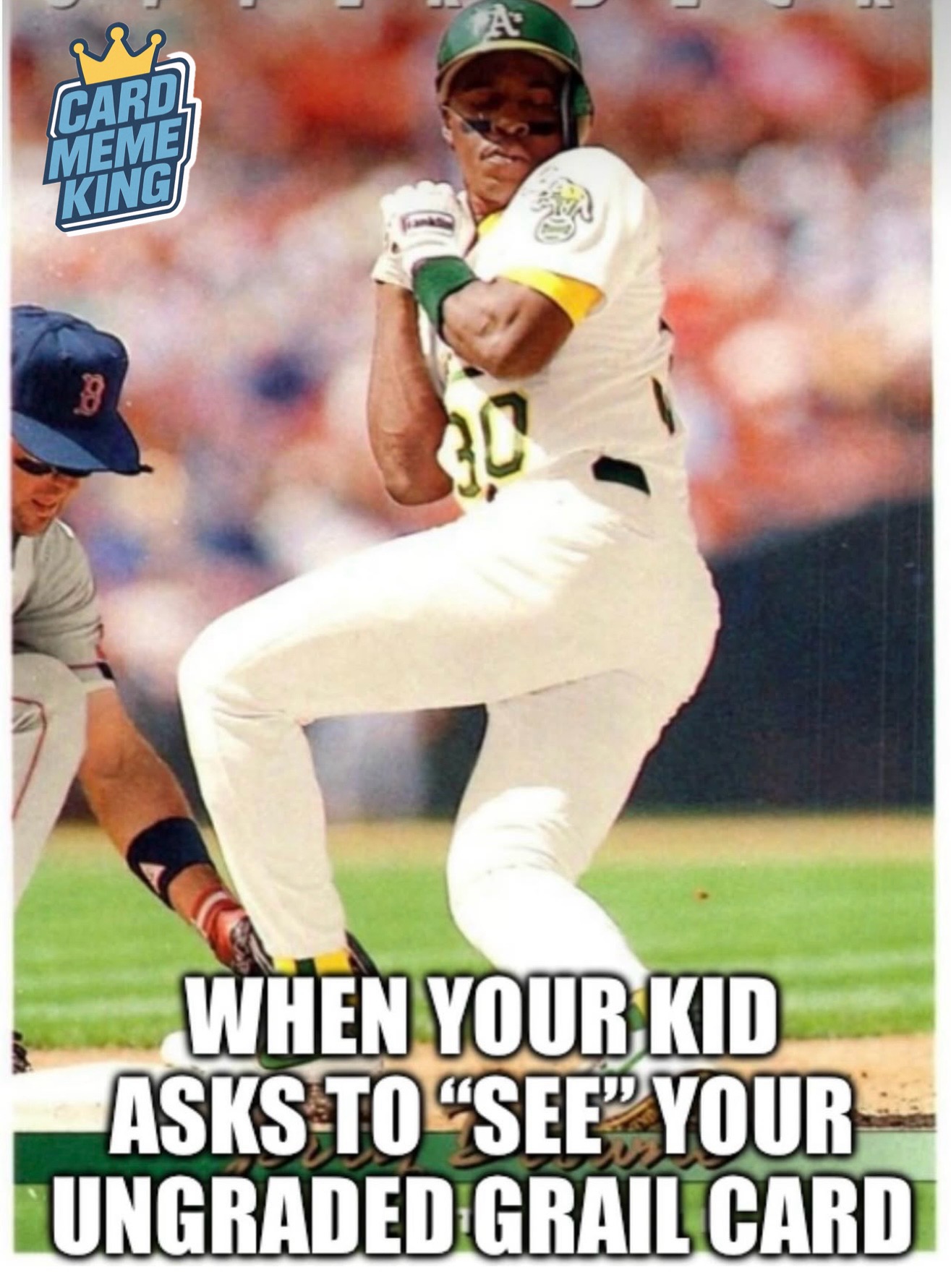 Kid wants to see your ungraded grail