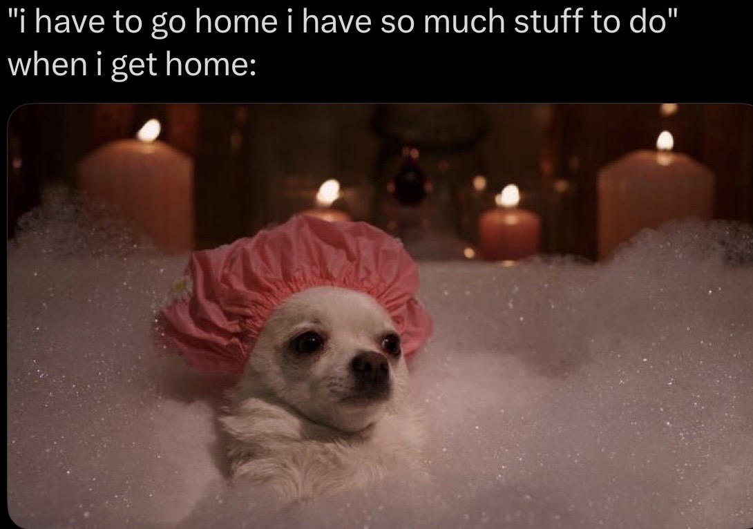 So Much Stuff To Do When I Get Home