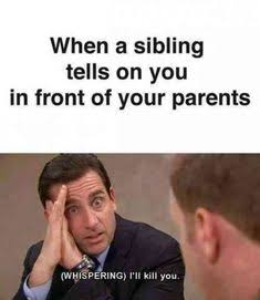 When a Sibling Tells on You