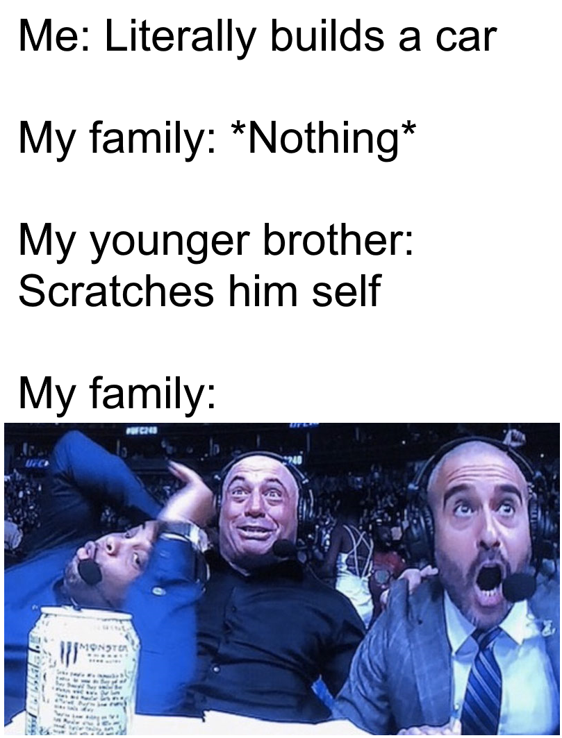 Builds a Car vs Scratches Himself