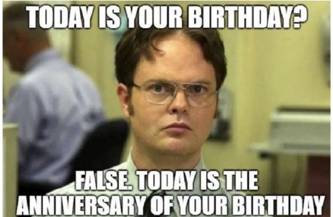 Dwight – Anniversary of Your Birthday