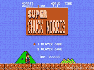 If Chuck Norris Was Super Mario