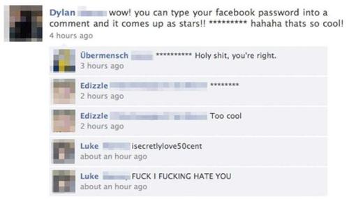 Facebook And The Password Trick