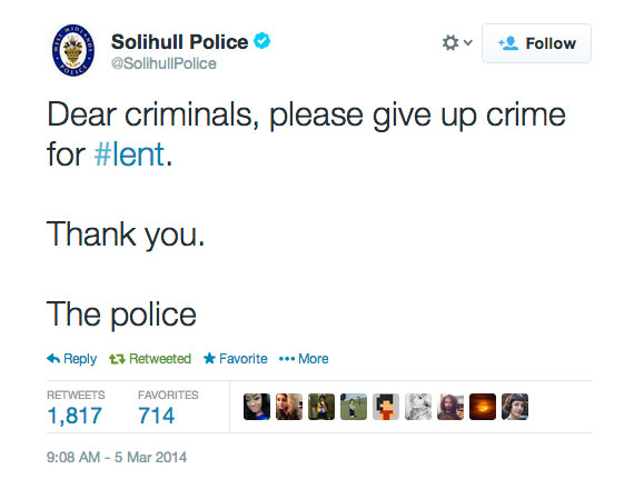 Best Police Twitter Update