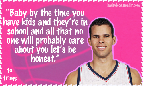 Kris Humphries Best Valentines Day Card Ever