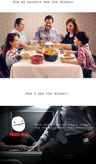 How My Parents See Dinner Time
